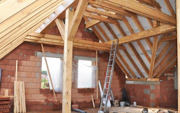Ty Newydd attic trusses
